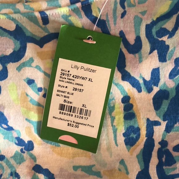 Lilly Pulitzer Mini Lindell Dress NWT XL Girls - Picture 7 of 8